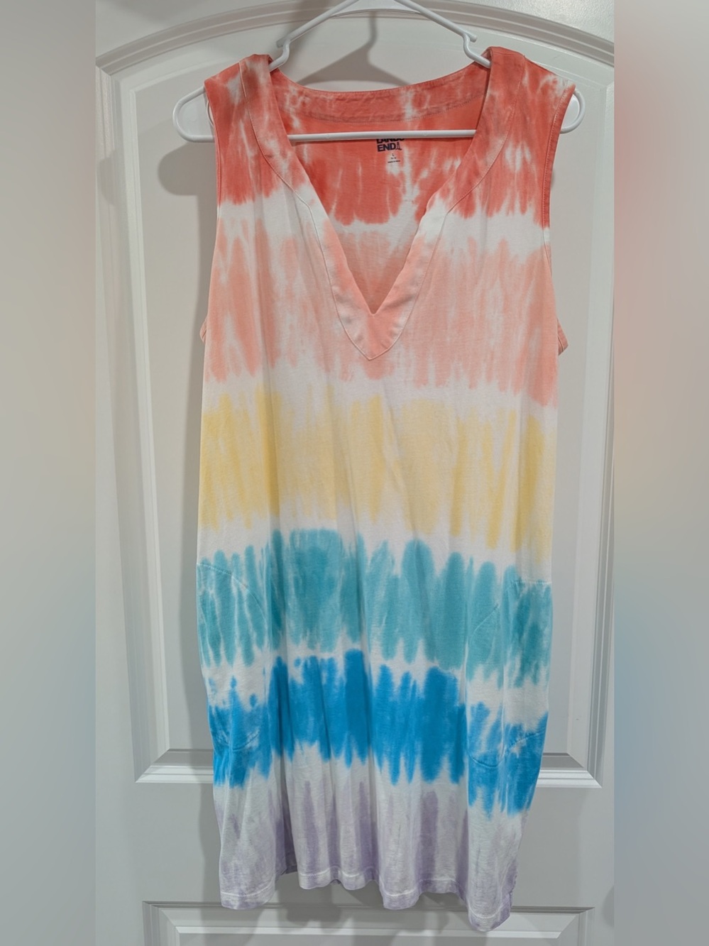 Lands' End Tie Dye Swimsuit Coverup Size L